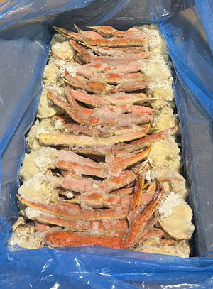 XL Tanner Crab Leg Clusters at 9-13oz/  25Lb Box